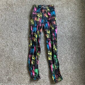 Sinbad Colorful Retro 80s 90s Parachute Pants Unique Rare Vintage Small